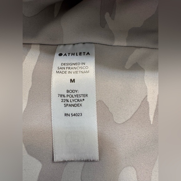 Athleta Elation 7/8 Tight Gray Camo Women's Size Large - Picture 4 of 12